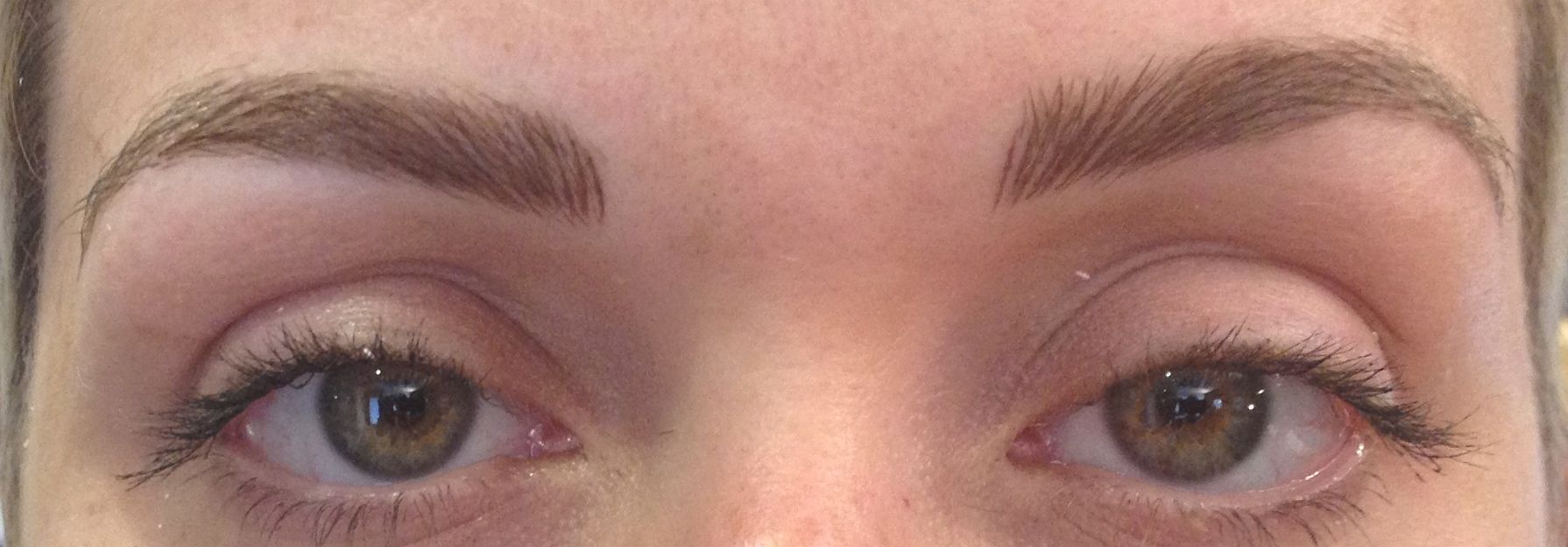 permanent eyebrow feathering